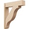 Ekena Millwork 7 1/2-in W x 30-in D x 34-in H Funston Block Rough Cedar Woodgrain TimberThane Outlooker, Primed Tan OUTUR075X30X34FST44RCPR - alternate 1
